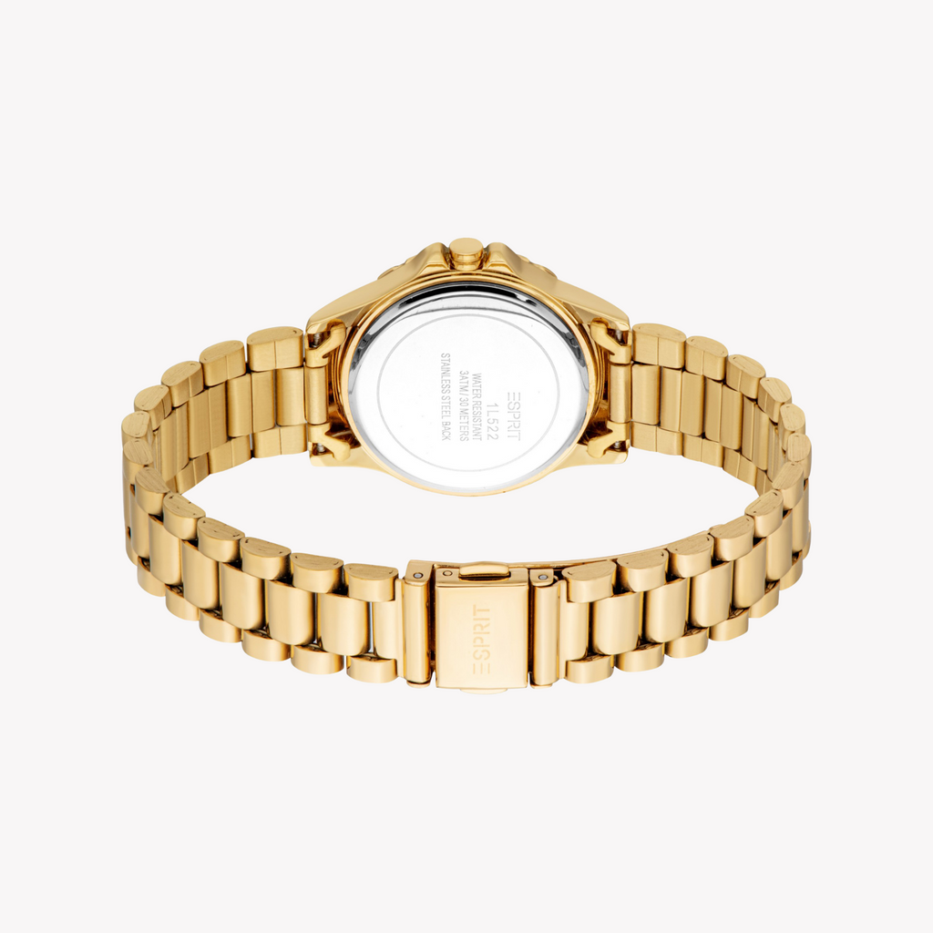 Esprit Women's Gold Stainless Steel Watch | Es1l522m0055